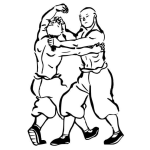 Dibujo para colorear Dibujo De Luchadores Para Pintar Y Colorear