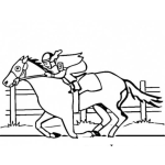 Dibujo para colorear Bodomeister.com Dibujo Del Caballo Mas Veloz Para Carreras De Caballos Bodomeister Para Pintar Y Colorear A Bodomeister
