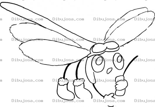 Dibujo para colorear Dibujo De Libelulita Para Pintar Y Colorear Libelula Aviadora