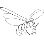 Dibujo para colorear Dibujo De Libelulita Para Pintar Y Colorear Libelula Aviadora