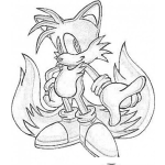 Dibujo para colorear Dibujo De Zorrito De Firefoz Para Pintar Y Colorear