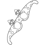 Dibujo para colorear Anteojos De Payaso Para Colorear Y Recortar