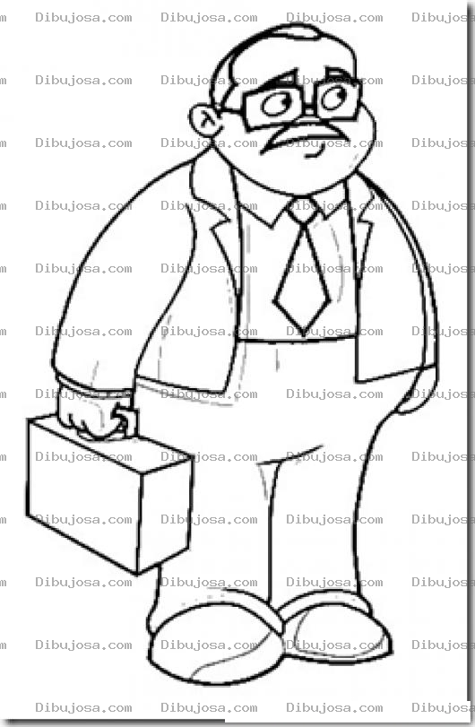 Dibujo para colorear Dibujo Del Senor Barriga Para Pintar Y Colorear