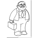 Dibujo para colorear Dibujo Del Senor Barriga Para Pintar Y Colorear