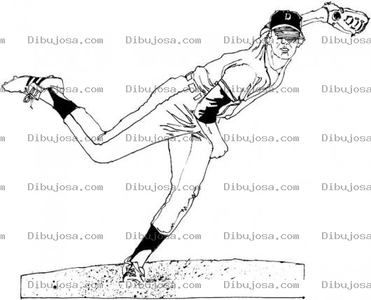 Dibujo para colorear Stephenstrasburg.com Coloring Page Dibujo De Stephen Strasburg Para Pintar Y Colorear