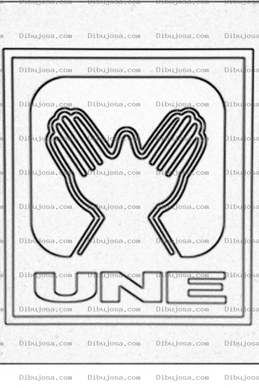 Dibujo para colorear Colorear Logo De La Une De Guatemala Partido Politico De La Unidad Nacional De La Esperanza