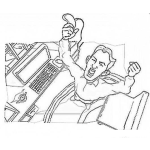 Dibujo para colorear Se Fue El Internet Dibujo De Hombre Frustrado Y Molesto Porque Se Fue La Senal De Internet Para Pintar Y Colorear
