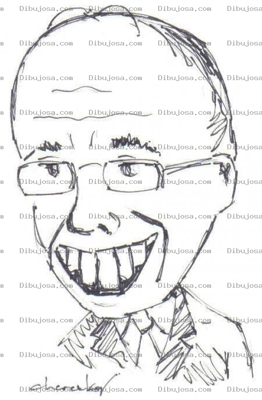 Dibujo para colorear Viejo Dientudo Para Pintar Y Colorear