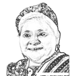 Dibujo para colorear Colorar Rigoberta Menchu Tum