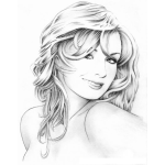 Dibujo para colorear Katherinejenkins.com Coloring Page Dibujo De Katherine Jenkins Para Pintar Y Colorear A Katerin Yenkins