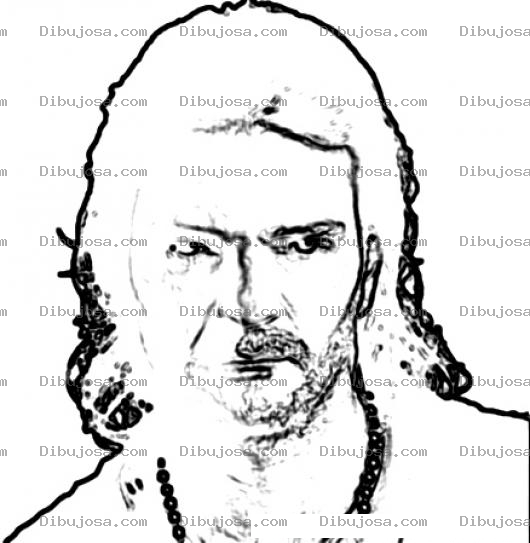 Dibujo para colorear Colorar a Ricardo Arjona