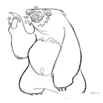 Dibujo para colorear Dibujo De Moustruo Baboso Para Pintar Y Colorear