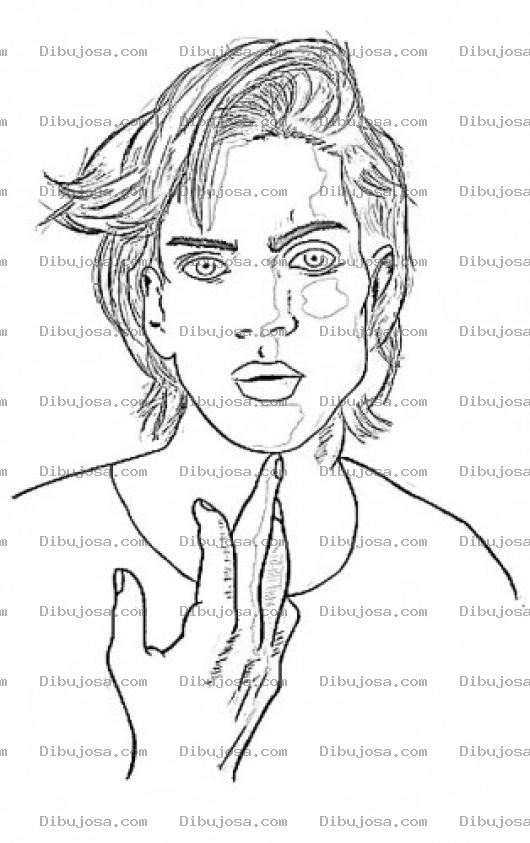 Dibujo para colorear Dibujo De Chico Gay Para Pintar Y Colorear Hombre Amanerado