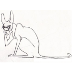 Dibujo para colorear Estamos Jodidos Dibujo De Canguro Desilusionado Para Pintar Y Colorear