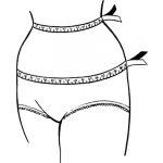 Dibujo para colorear Medidas De Mujer 90 60 90 Dibujo De Una Mujer Con 60 Centimetros De Cintura Y 90 Centimetros De Cadera Para Pintar Y Colorear