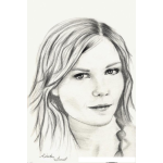 Dibujo para colorear Dibujo De Kirsten Dunst Para Pintar Y Colorear