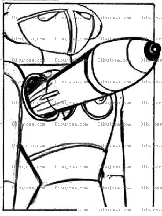 Dibujo para colorear Dibujo De Sayaka Novia De Mazinger Z Disparando Un Pecho Proyectil Para Pintar Y Colorear