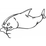 Dibujo para colorear Bagre Panzon Para Pintar Y Colorear