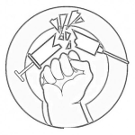 Dibujo para colorear Anabolicos Drogas Y Estupefacientes Dibujo De Un Cartel Que Dice Di No A Las Drogas Para Pintar Y Colorear No Al Doping Ni Al Dopaje