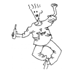 Dibujo para colorear 7up Fido Dido Gordo Para Pintar Y Colorear