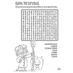 Dibujo para colorear Sopa De Letras Para Ninos Para Pintar Y Colorear