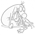 Dibujo para colorear Dibujo De Perrogato Para Pintar Y Colorear A Gatoperro