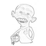 Dibujo para colorear Samueleto Dibujo De Samuel Eto Para Pintar Y Colorear