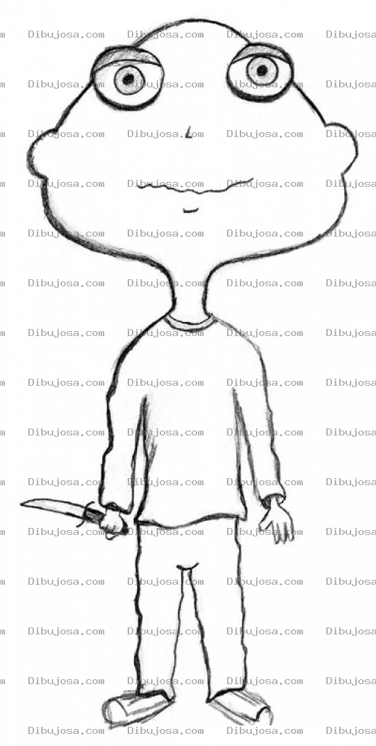 Dibujo para colorear Cara De Sapo Dibujo De Nino Con Cara De Rana Para Pintar Y Colorear