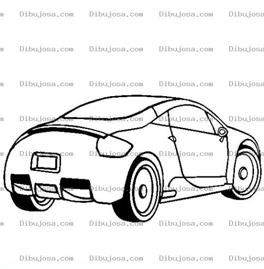 Dibujo para colorear Dibujo De Mitsubishi Eclipse Para Pintar Y Colorear
