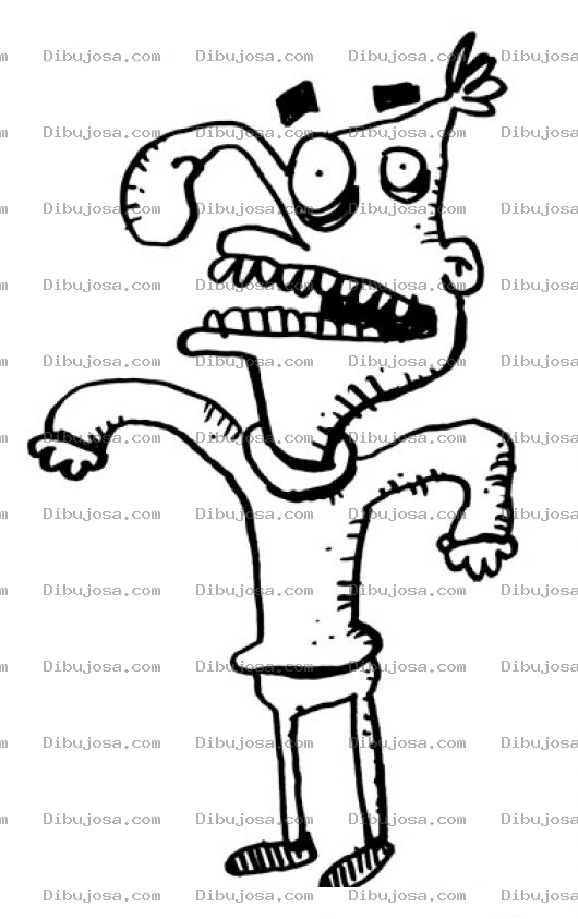 Dibujo para colorear Dibujo De Narigon Nariz De Gonzo Para Pintar Y Colorear