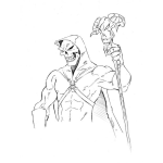 Dibujo para colorear Dibujo De Skeletor De Los Amos Del Universo Para Pintar Y Colorear A Eskeletor Esqueletor Enemigo De Heman De Los Master Of The Universe He-man