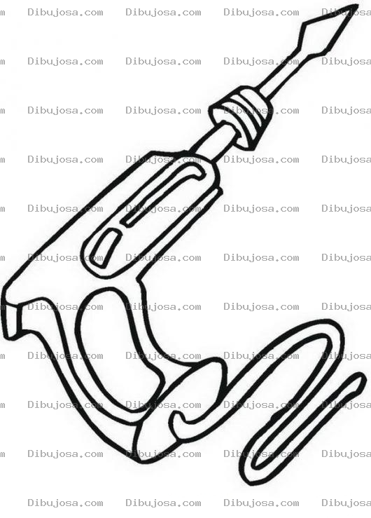 Dibujo para colorear Pistola Cautin Para Pintar Y Colorear Pistola Para Soldar Estano
