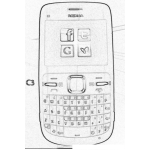Dibujo para colorear Colorear Celular Nokia C3 Para Pintar