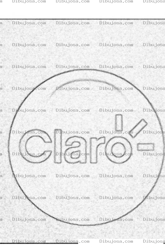 Dibujo para colorear Colorear Logo De Claro