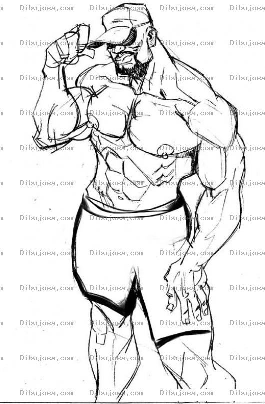 Dibujo para colorear Stripper Negro Dibujo De Moreno Striper Para Pintar Y Colorear