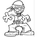 Dibujo para colorear Dibujodecholo.com Dibujo De Cholo Para Pintar Y Colorear Cholocholo Super Cholo