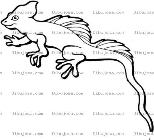 Dibujo para colorear Tanconete Cutete Iguanita Para Pintar Y Colorear