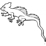 Dibujo para colorear Tanconete Cutete Iguanita Para Pintar Y Colorear