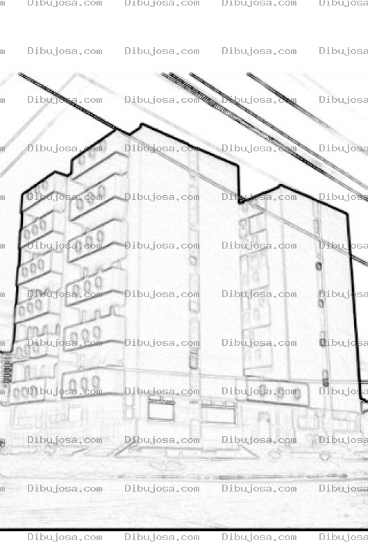 Dibujo para colorear Edificio Aparthotelejecutivo En Zona 13 De Guatemala Para Pintar Y Colorear