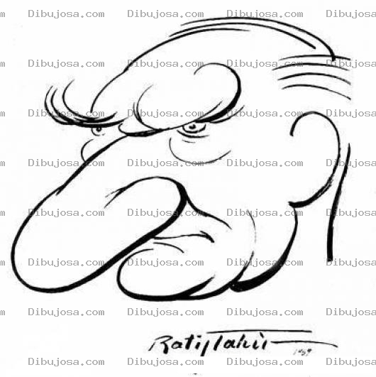 Dibujo para colorear Dibujo De Viejo Bravo Para Pintar Y Colorear