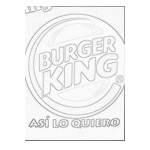 Dibujo para colorear Colorear Logo De Burger King