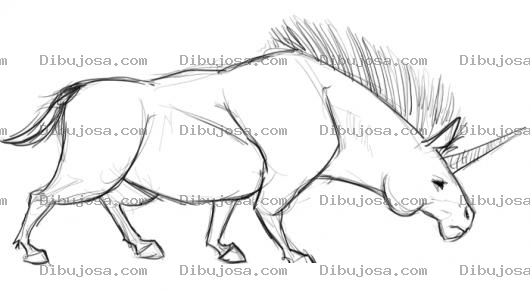 Dibujo para colorear Dibujo De Unicornio Con Anabolicos Para Pintar Y Colorear