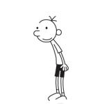 Dibujo para colorear Patojo Seco Para Pintar Y Colorear Dibujo De Peladito Delgado Y Flaquito