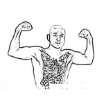 Dibujo para colorear Johnnytapia.com Coloring Page Dibujo De Johnny Tapia Peleador Y Campeon De Box Para Pintar Y Colorear A Jonny Tapia De