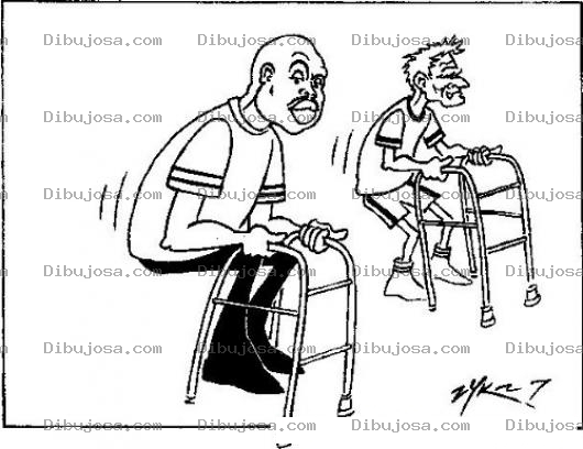Dibujo para colorear Carrera De Minusvalidos Para Pintar Y Colorear