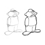 Dibujo para colorear Como Dibujar A Un Hombre Para Pintar Y Colorear