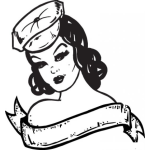 Dibujo para colorear La Novia Del Marinero Para Pintar Y Colorear