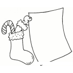 Dibujo para colorear Carta Para Santa Claus Dibujo De Una Carta En Blanco Para Colorear Imprimir Y Escribirle A Santaclaus