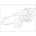 Dibujo para colorear Dibujo De Carrito Deportivo Tnt5 Para Pintar Y Colorear
