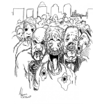 Dibujo para colorear Zombie Apocalypse Dibujo De Zombieapocalypse Para Pintar Y Colorear El Apocalipsis De Los Sombis